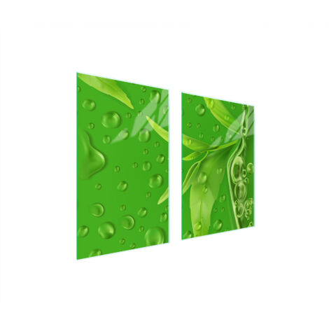 GLASSCHUTZPLATTE FÜR KÜCHE 65x52 BLÄTTER