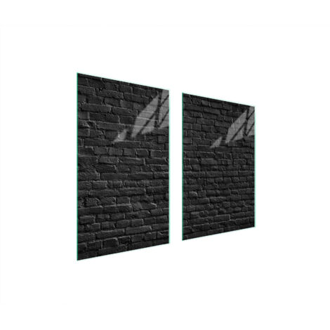 GLASSCHUTZPLATTE FÜR KÜCHE 65x52 BRICK