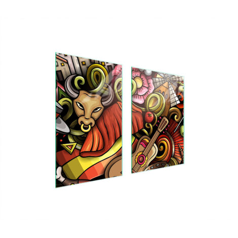GLASSCHUTZPLATTE FÜR KÜCHE 65x52 BYK