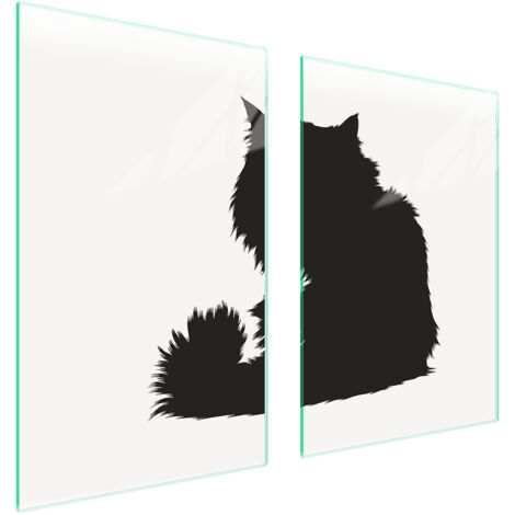 GLASSCHUTZPLATTE FÜR KÜCHE 65x52 CAT