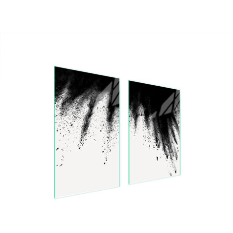 GLASSCHUTZPLATTE FÜR KÜCHE 65x52 EXPLOSION