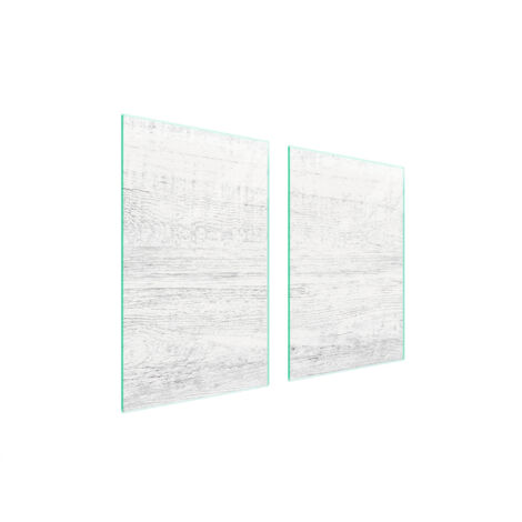 GLASSCHUTZPLATTE FÜR KÜCHE 65x52 HOLZ
