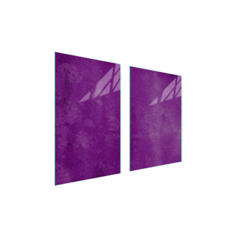 GLASSCHUTZPLATTE FÜR KÜCHE 65x52 LILA