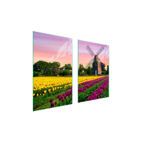 GLASSCHUTZPLATTE FÜR KÜCHE 65x52 MEADOW