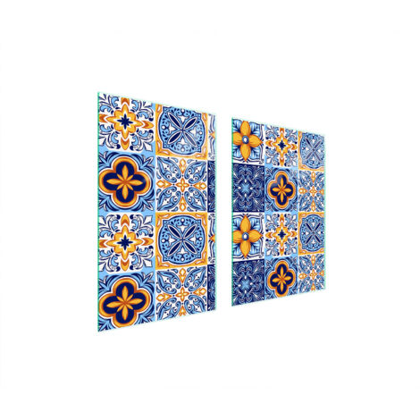 GLASSCHUTZPLATTE FÜR KÜCHE 65x52 MOSAIK