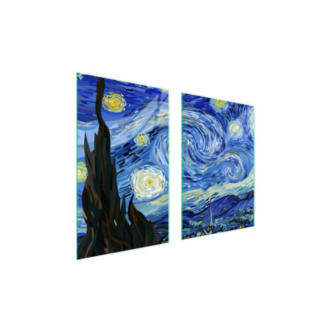GLASSCHUTZPLATTE FÜR KÜCHE 65x52 STÜCK
