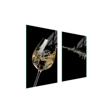GLASSCHUTZPLATTE FÜR KÜCHE 65x52 WEIN