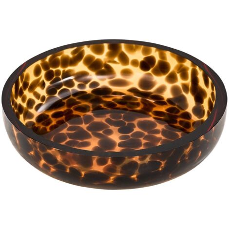 Glasseifenschale dotty flammes braun - 5five