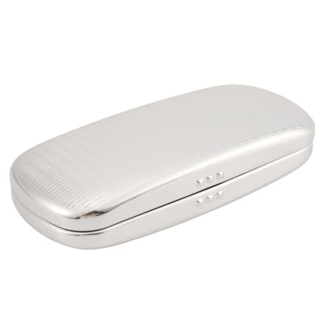 Glasses Case, Aluminum Hard Shell Eyeglasses Case Striped Spectacles Box