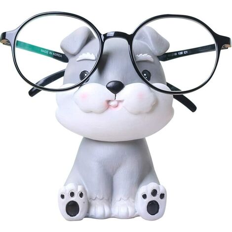 Glasses Frame Schnauzer Reading Frame Gift Glasses Display Stand Home Office Decoration Car Decorations
