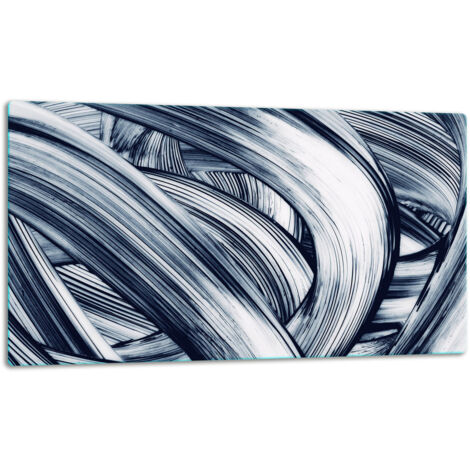 Glassplatte -Schweidebrett 52x30 Abstraktion