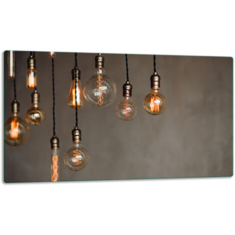 Glassplatte -Schweidebrett 52x30 Lampen