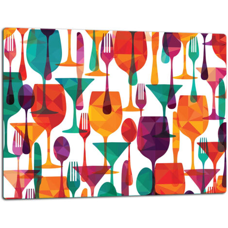 Glassplatte -Schweidebrett 52x40 Gläser