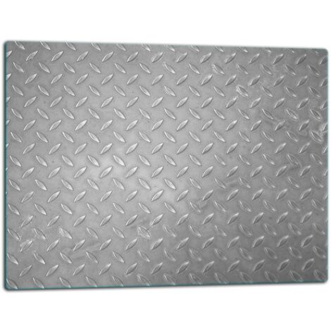Glassplatte -Schweidebrett 52x40 Grau