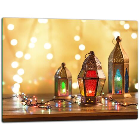 Glassplatte -Schweidebrett 52x40 Lampen