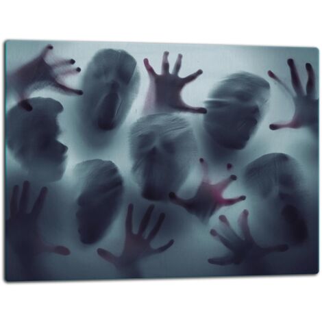 Glassplatte -Sittebrett 52x40 Abstraktion
