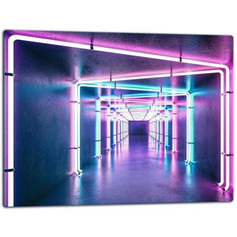 Glassplatte -Sittebrett 52x40 Abstraktion