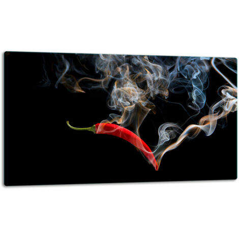 GlassplattenschneideBrett 52x30 Chili