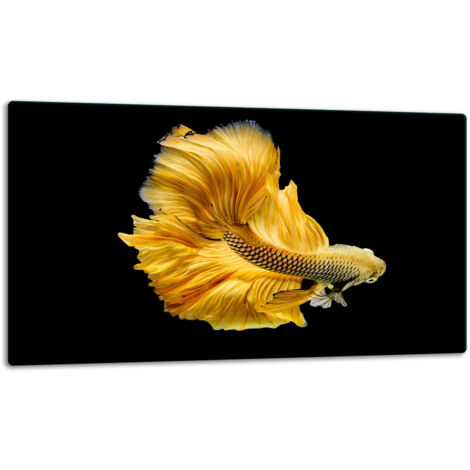 GlassplattenschneideBrett 52x30 Fisch