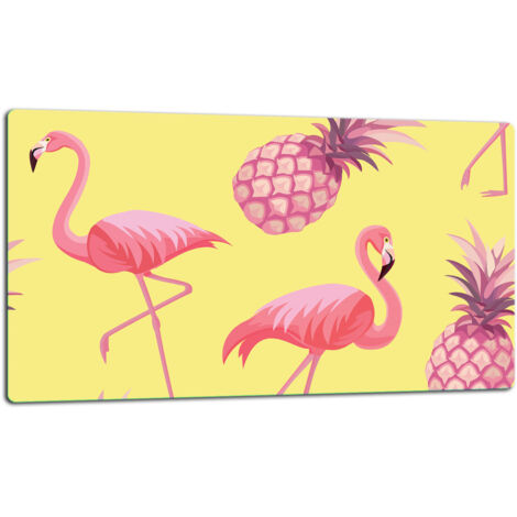 GlassplattenschneideBrett 52x30 Flamingo