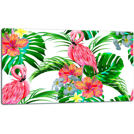 GlassplattenschneideBrett 52x30 Flamingo