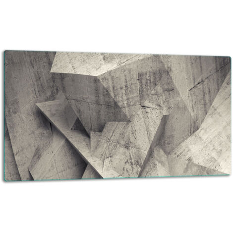 GlassplattenschneideBrett 52x30 Grau