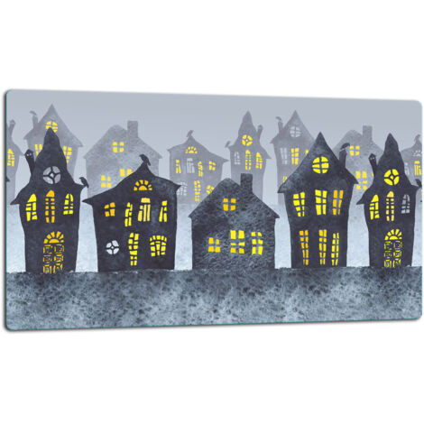 GlassplattenschneideBrett 52x30 Haus