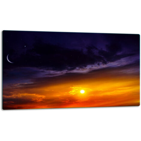 GlassplattenschneideBrett 52x30 Himmel