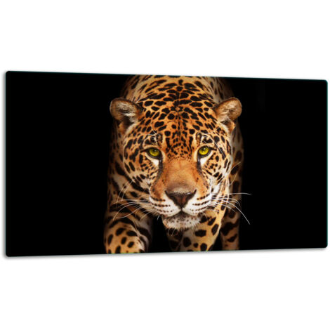 GlassplattenschneideBrett 52x30 Katze