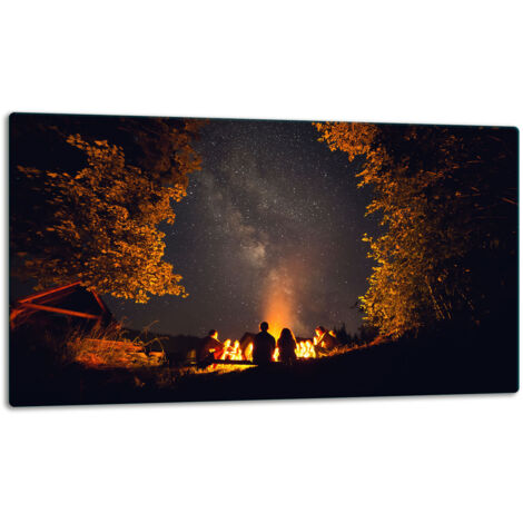 GlassplattenschneideBrett 52x30 Landschaft