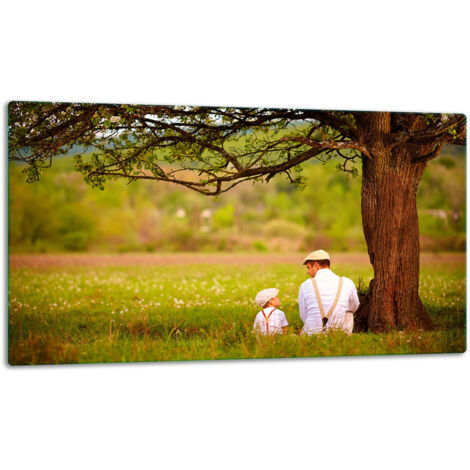 GlassplattenschneideBrett 52x30 Landschaft
