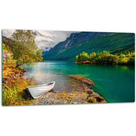 GlassplattenschneideBrett 52x30 Landschaft
