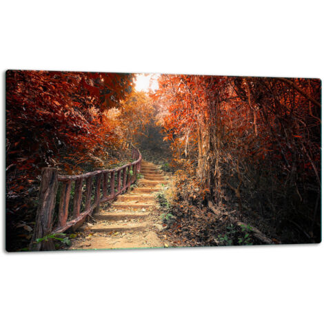 GlassplattenschneideBrett 52x30 Landschaft