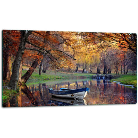 GlassplattenschneideBrett 52x30 Landschaft