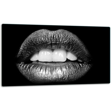 GlassplattenschneideBrett 52x30 Lippen