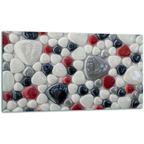 GlassplattenschneideBrett 52x30 Mosaik