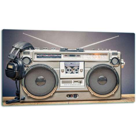 GlassplattenschneideBrett 52x30 Radio