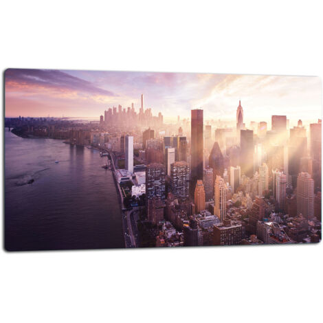 GlassplattenschneideBrett 52x30 Stadt