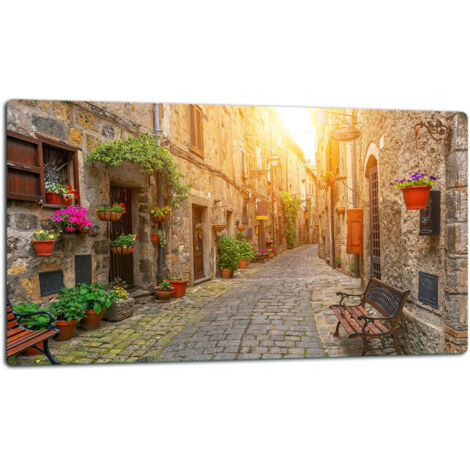 GlassplattenschneideBrett 52x30 Stadt