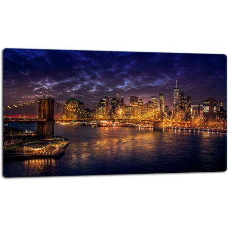 GlassplattenschneideBrett 52x30 Stadt