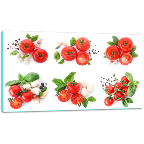 GlassplattenschneideBrett 52x30 Tomate