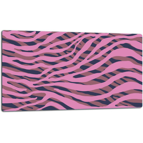 GlassplattenschneideBrett 52x30 Zebra