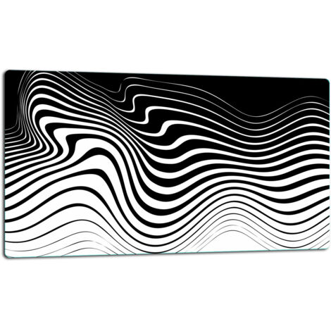 GlassplattenschneideBrett 52x30 Zebra