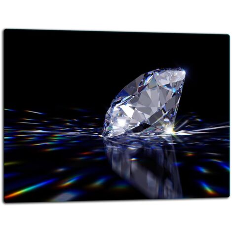 GlassplattenschneideBrett 52x40 Diamant
