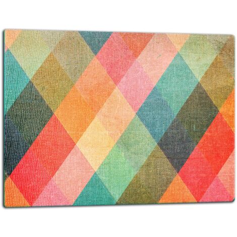 GlassplattenschneideBrett 52x40 Farben