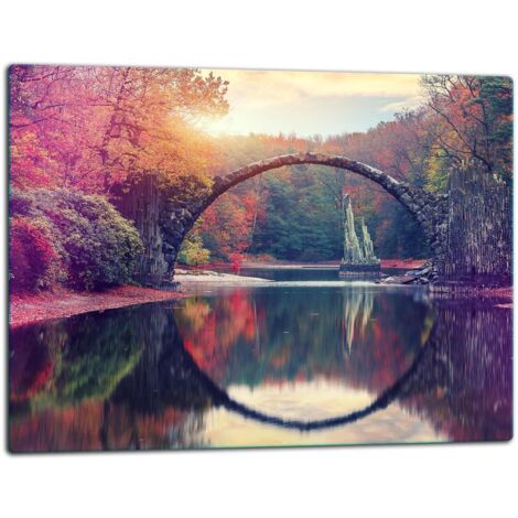 GlassplattenschneideBrett 52x40 Landschacht