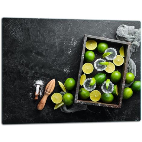 GlassplattenschneideBrett 52x40 Limette
