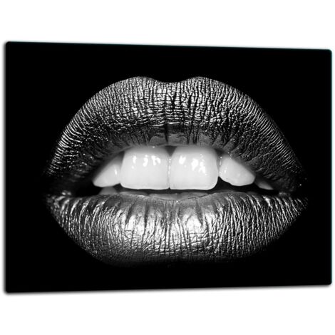 GlassplattenschneideBrett 52x40 Lippen