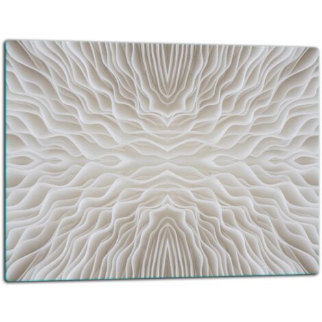 GlassplattenschneideBrett 52x40 Marmor