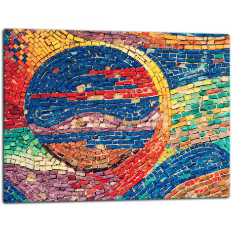 GlassplattenschneideBrett 52x40 Mosaik